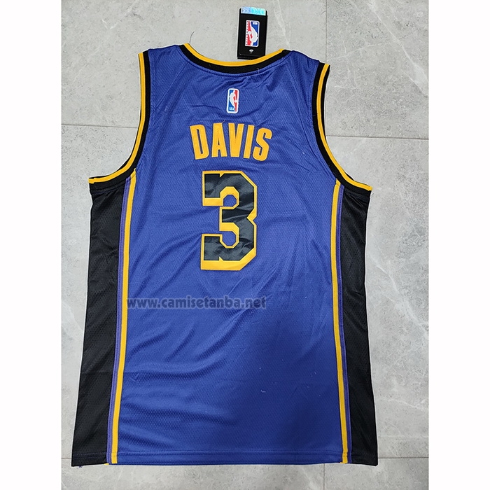 Camiseta Los Angeles Lakers Anthony Davis #3 Statement 2022-23 Violeta